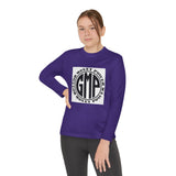 Youth Long Sleeve Tee — "GMP" Good Money Power Circular Logo