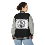 Letterman Jacket — Black & White Vintage Portrait Patch