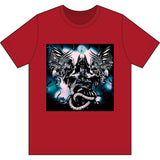 Angel Of Death Edition #2 T-Shirt Red & Blue Cotton Shirt