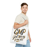 God Money Power (GMP) Tote Bag — Inspirational Faith & Prosperity Canvas Tote