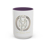 GMP Monogram Accent Coffee Mug — Gold Circle Initials (11/15oz)