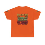 Inspirational Faith Tee — "Put God First, Hustle for the Money, Put Yourself in Power"