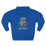 Three-Panel Fleece Hoodie