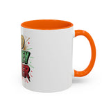 God Money Power Accent Coffee Mug — Bold Motivational Religious Coffee Cup (11/15oz)