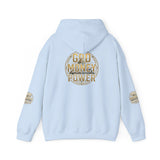 God Money Power Hoodie – Gold Globe Graphic Religious Streetwear