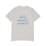 God Money Power T-Shirt — Retro Neon Graphic Tee (Front Illustration, Back Text)