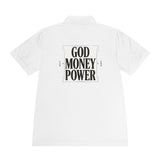 God Money Power Polo — Men's Graphic Sport Polo