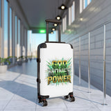 Hard-Side Suitcase — 'God Money Power' Bold Graphic Travel Luggage