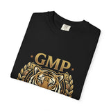GMP Tiger Crest T‑Shirt — "God Money Power" Graphic Tee