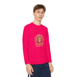 Youth Long Sleeve Tee — Gold Lion 'GMP' Athletic Team Shirt