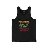 Put God First Hustle Tank — Inspirational Faith & Motivation Tank Top