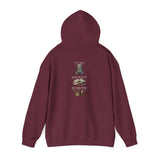 God Money Power- King Crown Hoodie — Vintage Lion & Regal Emblem Graphic