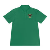 Eagle Logo Polo Shirt — "God Money Power (GMP)" Chest & Back Athletic Polo