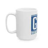 GMP Ceramic Mug – God Money Power Inspirational Coffee Mug (11oz & 15oz)