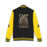 Letterman Jacket — GMP 'God Might Power' Vintage Crest Varsity Jacket