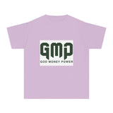 Youth Tee — "GMP (God Money Power)" Graphic Logo Kids Shirt