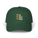 Dad Cap — Gold Leopard "GWP: Good Weekend Planner" Embroidered Baseball Hat