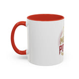 God Money Power Accent Coffee Mug — Motivational Faith & Wealth Design (11/15 oz)