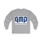 GMP God Money Power Long Sleeve Tee — Bold Faith & Prosperity Shirt