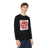 Youth Long Sleeve Tee — "GMP" God Money Power Logo Athletic Shirt