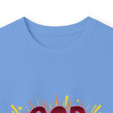 God Money Power Long Sleeve Tee — Inspirational Faith & Wealth Graphic Shirt