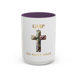 God Money Power Coffee Mug – GMP Cross Design (11oz & 15oz)