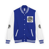 Letterman Jacket - "GMP (God Money Power)" Black & White Varsity Jacket