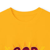 God Money Power Long Sleeve Tee — Inspirational Faith & Wealth Graphic Shirt