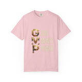 T-Shirt — GVMP Gold Graphic: "God Money Power" Statement Tee