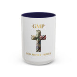 God Money Power Coffee Mug – GMP Cross Design (11oz & 15oz)