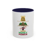 God Money Power Accent Coffee Mug – Inspirational Faith & Wealth Design (11/15oz)