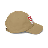 God Money Power Dad Cap – White Embroidered GMP Baseball Hat
