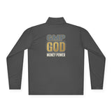 Quarter-Zip Pullover — GMP GOD Money Power Graphic Pullover
