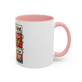 Put GOD First Hustle For The MONEY Accent Coffee Mug — Motivational Faith & Success Gift (11/15 oz)