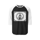 Money Power Raglan Shirt — Graphic 'God Money Power' Vintage Dollar Design