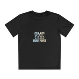 Youth Competitor Tee — "GMP GOD" Motivational Youth T‑Shirt