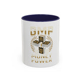 Money Power Accent Coffee Mug — GMP Cash Stack Design (11/15 oz)