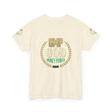 GMP God Money Power Tee — Motivational Gold Laurel Graphic T-Shirt