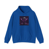 Angel Of Death Hoodie — Purple Gothic Angel Graphic Sweatshirt