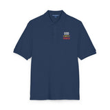 Embroidered Polo Shirt — Colorful Floral 'Hope Grows Here' Logo