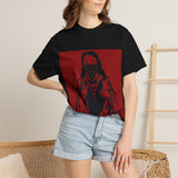 Jesus with Mask T-Shirt — "God Money Power" Graphic Tee