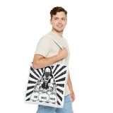 Iconic Madonna Tote Bag — 'God Money Power' Graphic All-Over Print