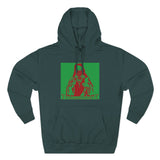 Jesus 'Keep Moving Forward' Hoodie — Retro Red & Green Graphic Pullover