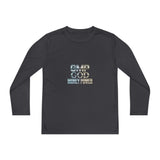 Youth Long Sleeve Tee — 'GMP GOD Money Power' Graphic