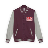 Letterman Jacket — GMP "God Money Power" Red & White Varsity