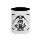 God Money Power Accent Coffee Mug – Bold Streetwear Religious Graphic (11/15oz)