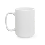 Money Is Power Ceramic Mug – Graphic Quote Coffee Cup