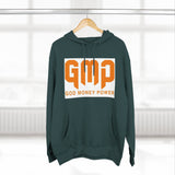 GMP "God Money Power" Hoodie — Bold Orange Streetwear Fleece