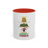 God Money Power Accent Coffee Mug – Inspirational Faith & Wealth Design (11/15oz)