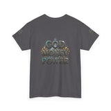 God Money Power Graphic Tee — Faith & Hustle Christian T-Shirt